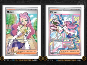 Miriam Pokémon Trainer Poster Print | Art from Paldea Region | Pokémon Wall Art - Bild 1 von 9