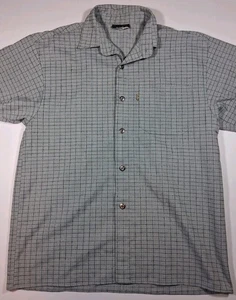 Solo Seymour Short Sleeve Button Down Shirt Mens Large Vintage - Picture 1 of 13