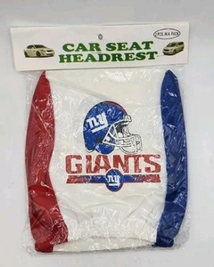2 Car Truck SUV Seat Headrest Covers New York Giants Universal Size Red/Wh/Bl - Foto 1 di 2
