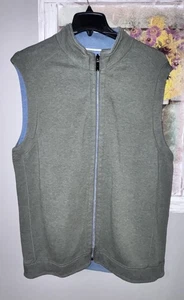 Tommy Bahama Herren Flipshore Wendeweste mit durchgehendem Reißverschluss grün/blau Gr. XL - Bild 1 von 6