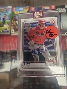 Bryson Stott 2023 Topps Archives Signature Series automático/99 Philadelphia Phillies - Imagen 1 de 5
