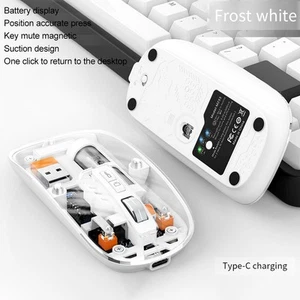 2400DPI Mouse Adjustable DPI Mouse 2.4G Wireless Connection For Desktop - Afbeelding 1 van 63