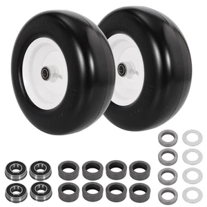 13x5.00-6 Flat Free Lawn Mower Tire and Wheel, 13x5x6 Zero Turn Mower Front T... - Picture 1 of 6