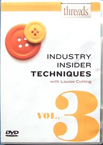 Threads "INDUSTRY INSIDER TECHNIQUES" Vol. 3 - Instructional Sewing DVD - Imagen 1 de 3