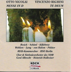 Otto Nicolai / Messe In D / Te Deum / CD / Church / Vocal / Koch Schwann - Picture 1 of 3