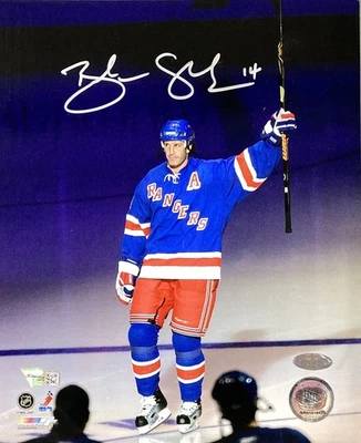 Foto firmada por Brendan Shanahan 8x10 New York Rangers fanáticos Foto 1 de 2