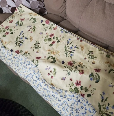 Juego de 2 cenefas ramos aerosoles imágenes de jardín Waverly Williamsburg Foto 1 de 3