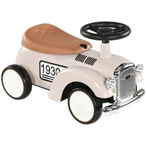Rutschauto, Kinderfahrzeug mit Stauraum, Kinderauto mit Kippschutz, Creme - Bild 1 von 10