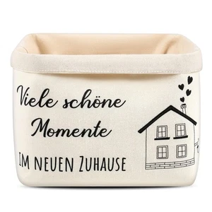Brotkorb Viele schöne Momente IM NEUEN ZUHAUSE Geschenk zum Umzug oder Auszug - Bild 1 von 24