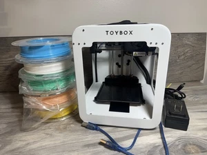 Toybox Labs 3D Printer - Kid-Friendly With Power cord & Extra Filament. Tested. - Picture 1 of 14