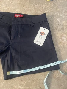 Dickies Front Relaxed Fit Uniform Casual Shorts Navy Blue Kids Size 5 - Picture 1 of 9