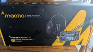 Maonocaster Lite AU-AM200-S6 All-In-One Starter Bundle Podcaster Audio Interface - Picture 1 of 15