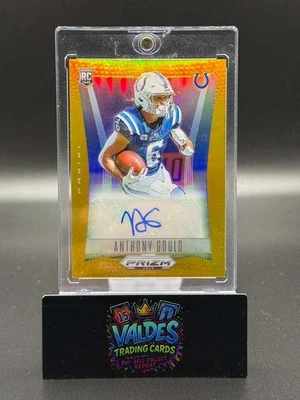 Anthony Gould 2024 Prizm Draft Picks Gold Auto 1/10 RC Colts eBay 1/1 - Image 1 of 2