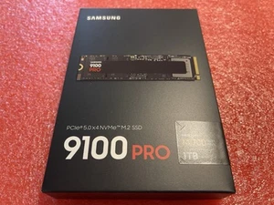 Disque dur interne SSD M.2 PCIe Gen 5x4 NVMe MZ-VAP1T0 Samsung 9100 PRO 1 To neuf - Photo 1/6