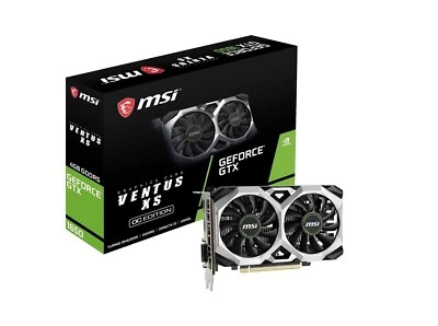 MSI GeForce GTX 1650 VENTUS XS 4G OC Graphics Card, PCI-E x16 - Image 1 of 3