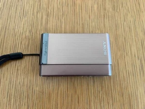Sony Cyber shot DSC-T90 12.1MP 4x Compact Digital Camera Brown F/S From Japan - Picture 1 of 5