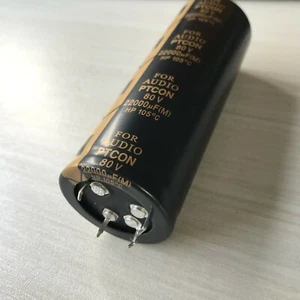 4 Pins 22000uF 22000mfd 80V 35*100 Electrolytic Capacitor For DIY Audio - Picture 1 of 3