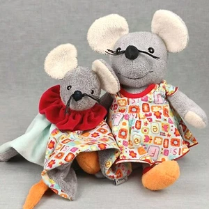 Sterntaler Maus Melina ❤️ Spieluhr + Schmusetuch Set buntes Kleid Stofftier - Bild 1 von 7