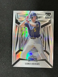 LUKE ADAMS 2023 Leaf Metal Draft Baseball Rookie Card 169/189 Card - Picture 1 of 2