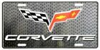 CORVETTE CHEVY LICENSE PLATE ALUMINUM CHEVROLET SIGN EMBOSSED AUTO RACING FLAGS 