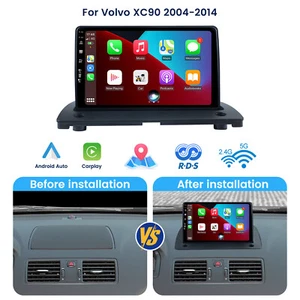 6G+128G Android 14 Autoradio 2 DIN Carplay GPS Navi DAB Per Volvo XC90 2004-2014 - Foto 1 di 13
