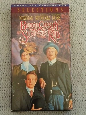 Butch Cassidy and the Sundance Kid VHS Movie Paul Newman Robert Redford - Image 1 of 2