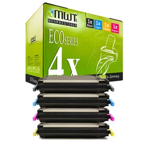 4x MWT ECO Patrone ersetzt HP Q6460A Q6461A Q6462A Q6463A 644A Q6460A-63A - Bild 1 von 3