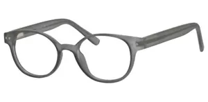 ENHANCE EN4077 UNISEX PLASTIC EYEGLASSES 45-17-138 MATTE GREY WITH SOFT CASE - Picture 1 of 1