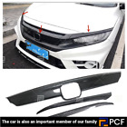 For Honda Accord 2018-2020 Carbon Fiber ABS Grille Eyelid Overlay Cover Trims