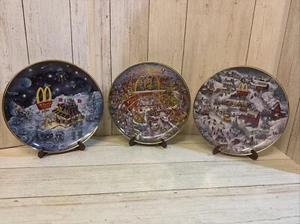 3er Set Franklin Mint McDONALD'S SAMMELTELLER von Bill Bell - 1994 Vintage - Bild 1 von 8