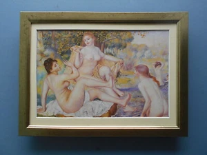 Renoir print ' The Bathers' Nudes FRAMED - Picture 1 of 2