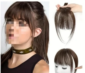 Invisible Seamless Hair Topper Hairpiece Darkest Brown 8" **great for Bald Spots - Picture 1 of 5