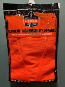 Ergodyne Tenacious Wear High Visibility Orange Vest 8310HL Type R Class 3 S/M - Picture 1 of 5