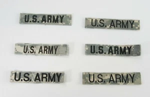 Ejército de Estados Unidos Edición Militar ACU Gancho y Lazo Frontal Blusa Chaqueta Sombrero Uniforme Parche - Imagen 1 de 2