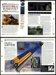 Semyorka : Russia's R-7 #18 Tech Secrets Of The Universe Fact File Fold-Out Page - Picture 1 of 1