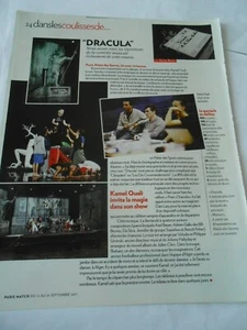 Coupure de Presse Clipping 2011 Dans les coulisses de Dracula Comédie musicale - Foto 1 di 1