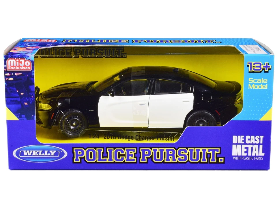 2016 Dodge Charger Pursuit Police Interceptor Black and White Unmarked "Police P - Image 1 of 1