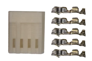 4-Pin Power Connector for 3.5 Inch Floppy/Gotek Drives, 4 (+ 1 Spare) Terminals - Picture 1 of 3