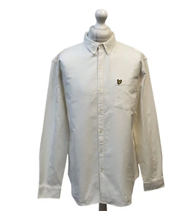 Lyle & Scott White Shirt Button Down Long Sleeve Men's XXL BNWT - Picture 1 of 8