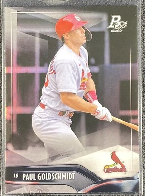2021 Bowman Platinum Paul Goldschmidt #38 - St. Louis Cardinals - Image 1 of 2