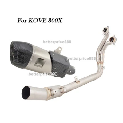 For KOVE 800X 800X PRO 800X ADV Headers Exhaust System Link Pipe With Muffler - Imagen 1 de 4