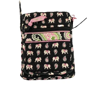 Vera Bradley Mini Hipster Bag Pink Elephant Quilted Paisley Crossbody - Bild 1 von 8