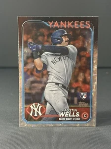 Austin Wells 2024 Topps Update Silver Foil RC Debut #US325- New York Yankees - Picture 1 of 2