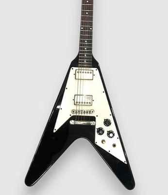 Burny RFV-75 BLK Used Mahogany Body Mahogany Neck Rosewood Fingerboard Black - Image 1 of 4