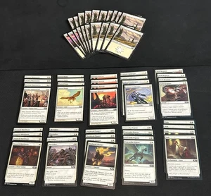Pauper Mono White Weenie Style - MTG Magic 60 Card Deck - Picture 1 of 2