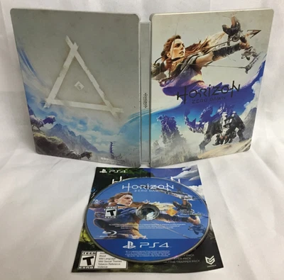 HORIZON ZERO DAWN Steelbook с игровой диск PLAYSTATION 4 5 PS4 PS5 ПОЛНЫЙ сплав - Изображение 1 из 3