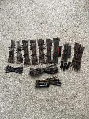 Pilz 4 Doppelkreuzweichen Konvolut Spur HO, 2 Piko Weichen ,1 Fleischmann Weiche - Bild 1 von 4