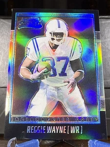 2001 Reggie Wayne Bowman Chrome Refractor Rookie #189 98/1999 - Picture 1 of 2