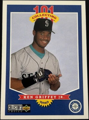1997 Collector's Choice Checklist Ken Griffey Jr. #244 Seattle Mariners Card! A7 - Image 1 of 2