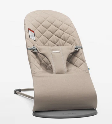 BabyBjörn Cotton Bouncer Bliss - Sand Gray - Image 1 of 4